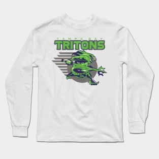 Defunct Tampa Bay Tritons Roller Hockey Long Sleeve T-Shirt